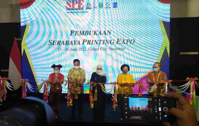 Gubernur Jatim Buka Surabaya Printing Expo